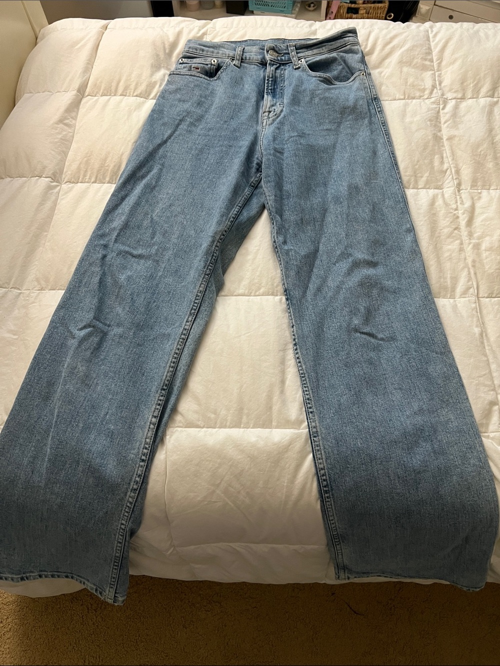 Tommy Hilfiger Light Blue Bootcut Jeans
